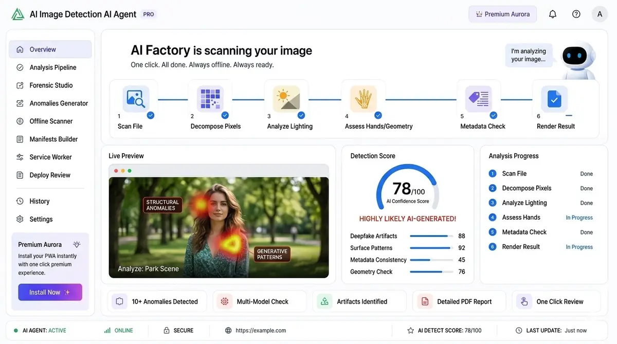 TXT to Image AI document builder — example of the AI tool dashboard software